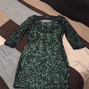 Express Sequins Gress Dress